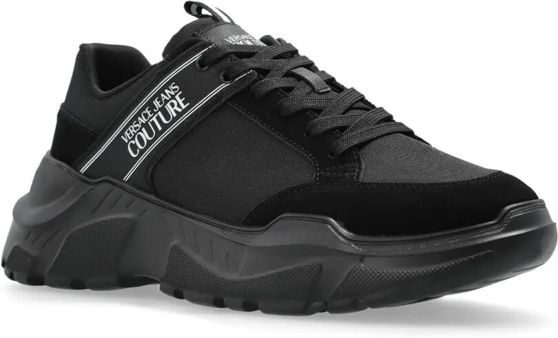 Versace Jeans Couture Sneakers met logoprint Zwart - Foto 4