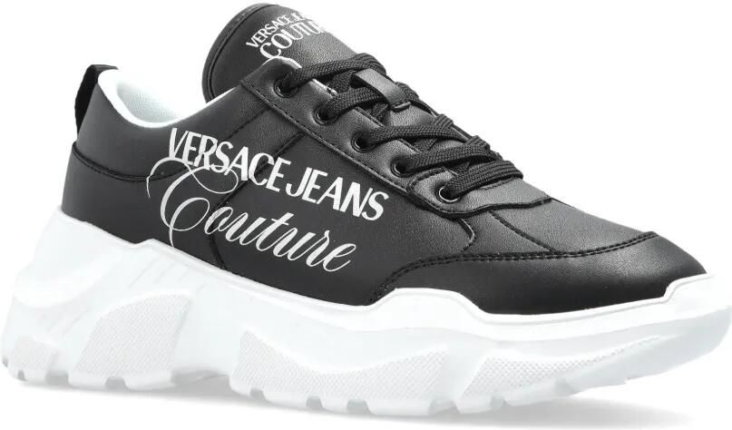 Versace Jeans Couture Sneakers met logoprint Zwart - Foto 4