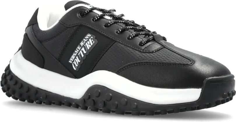 Versace Jeans Couture Sneakers met logoprint Zwart - Foto 4