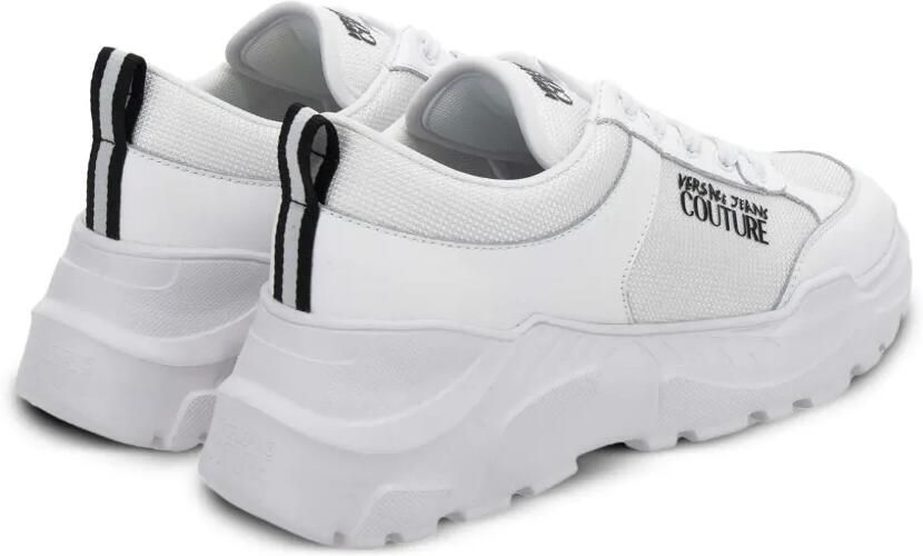 Versace Jeans Couture Sneakers met mesh vlakken Wit - Foto 4