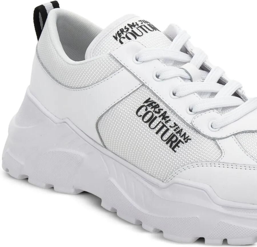 Versace Jeans Couture Sneakers met mesh vlakken Wit - Foto 2