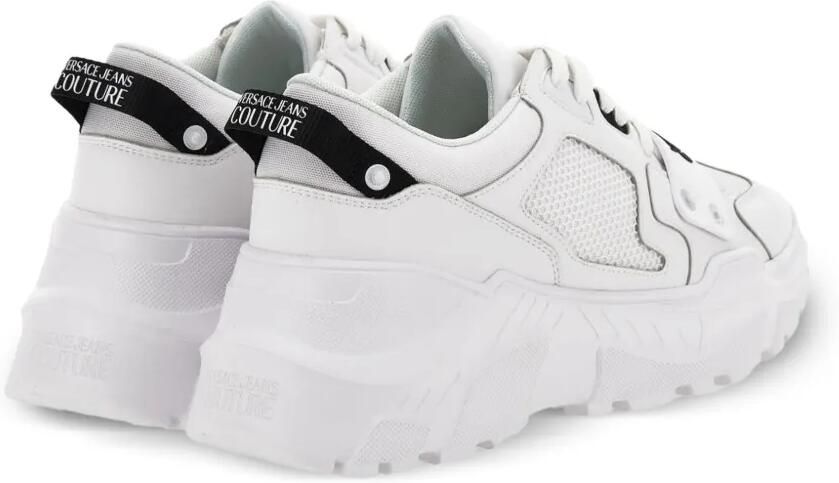 Versace Jeans Couture Sneakers met mesh vlakken Wit - Foto 2