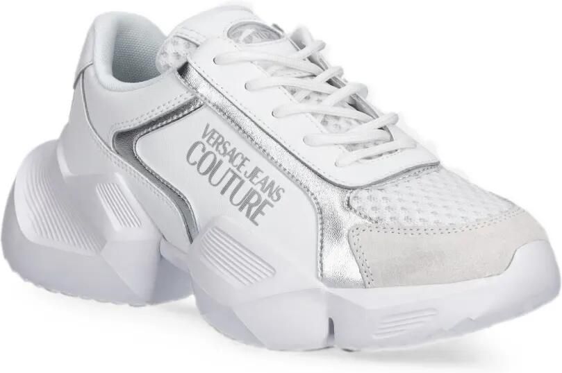 Versace Jeans Couture Sneakers met vlakken en logoprint Wit - Foto 3