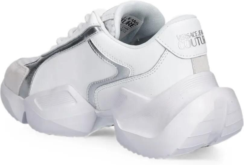 Versace Jeans Couture Sneakers met vlakken en logoprint Wit - Foto 2