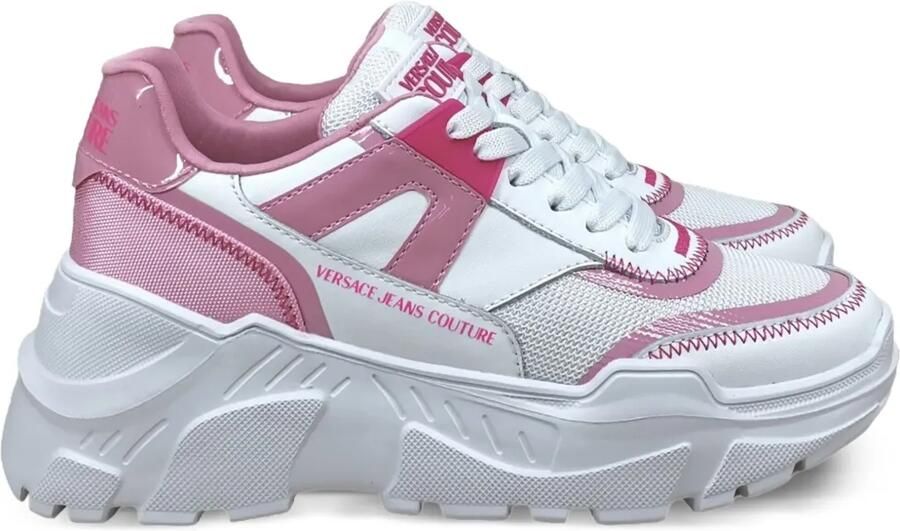 Versace Jeans Couture Sneakers met vlakken Wit