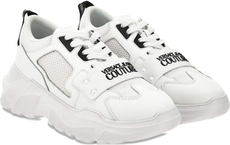 Versace Jeans Couture Speedtrack mesh sneakers met logo-reliëf Wit - Foto 3