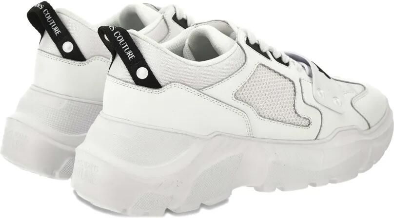 Versace Jeans Couture Speedtrack mesh sneakers met logo-reliëf Wit - Foto 4