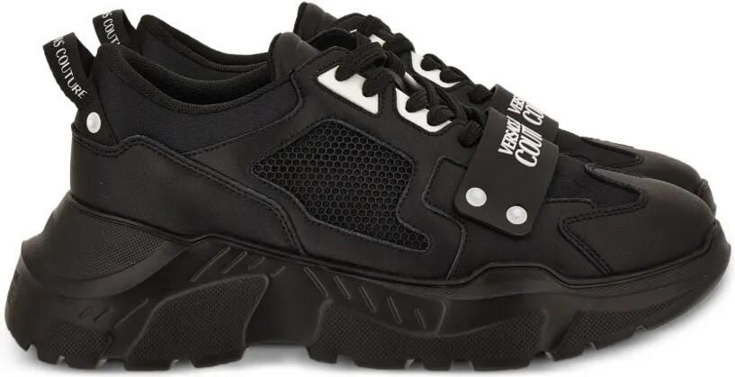 Versace Jeans Couture Speedtrack sneakers met logo Zwart