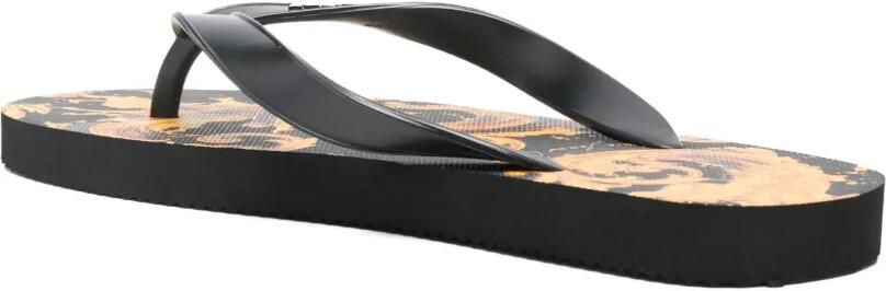Versace Jeans Couture Teenslippers met logodetail Zwart - Foto 3