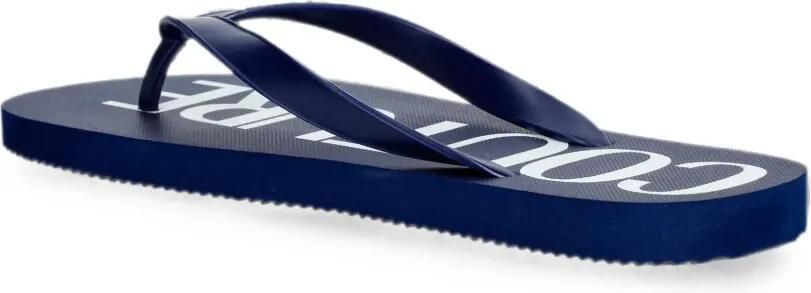 Versace Jeans Couture Teenslippers met logoprint Blauw - Foto 4