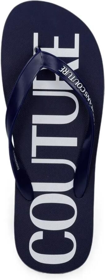Versace Jeans Couture Teenslippers met logoprint Blauw - Foto 2