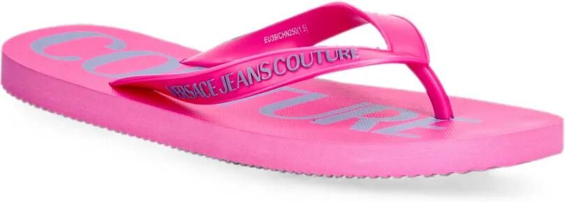 Versace Jeans Couture Teenslippers met logoprint Roze - Foto 4