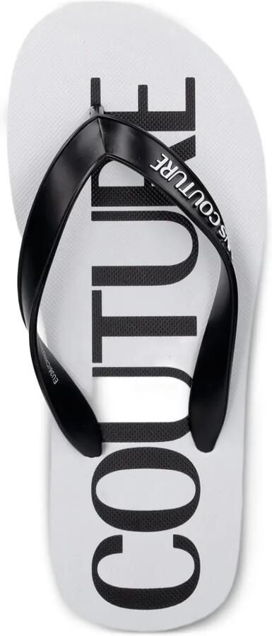 Versace Jeans Couture Teenslippers met logoprint Zwart - Foto 2