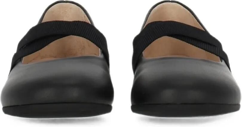 Versace Kids Ballerina's met gekruiste bandjes en logoprint Zwart - Foto 3