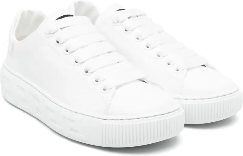 Versace Kids Greca sneakers Wit
