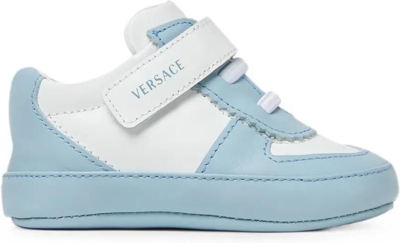 Versace Kids Leren sneakers Blauw