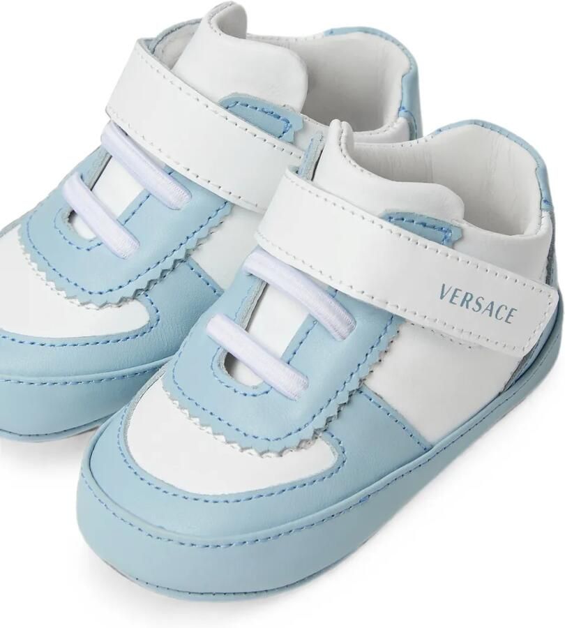 Versace Kids Leren sneakers Blauw - Foto 2