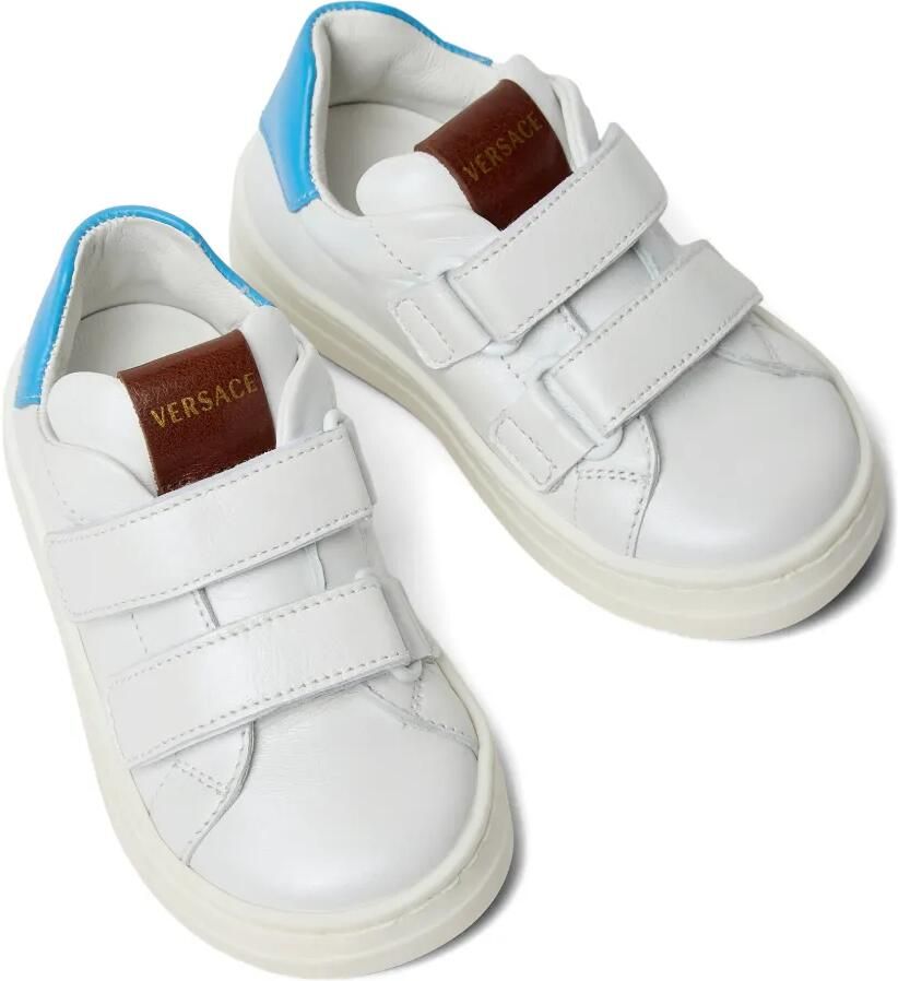 Versace Kids Leren sneakers Wit - Foto 2