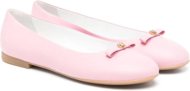 Versace Kids Medusa ballerina's Roze