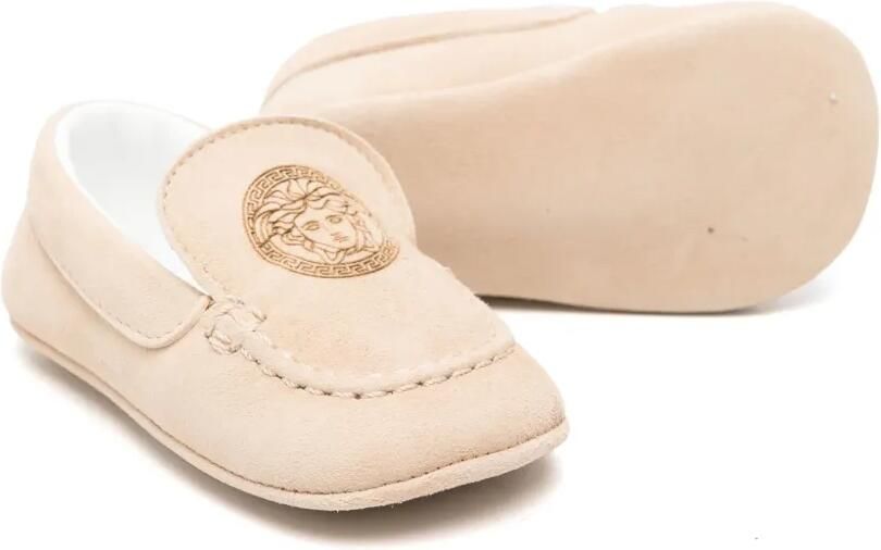 Versace Kids Medusa Head babyschoentjes Beige - Foto 3