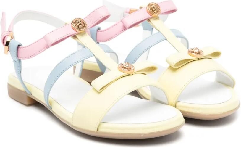 Versace Kids Medusa Head sandalen Geel