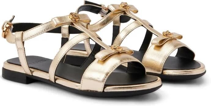 Versace Kids Medusa sandalen Goud