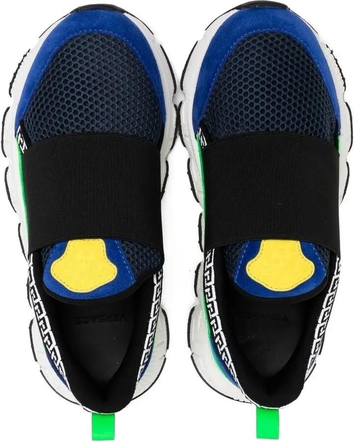 Versace Kids Sneakers met colourblocking Zwart - Foto 2