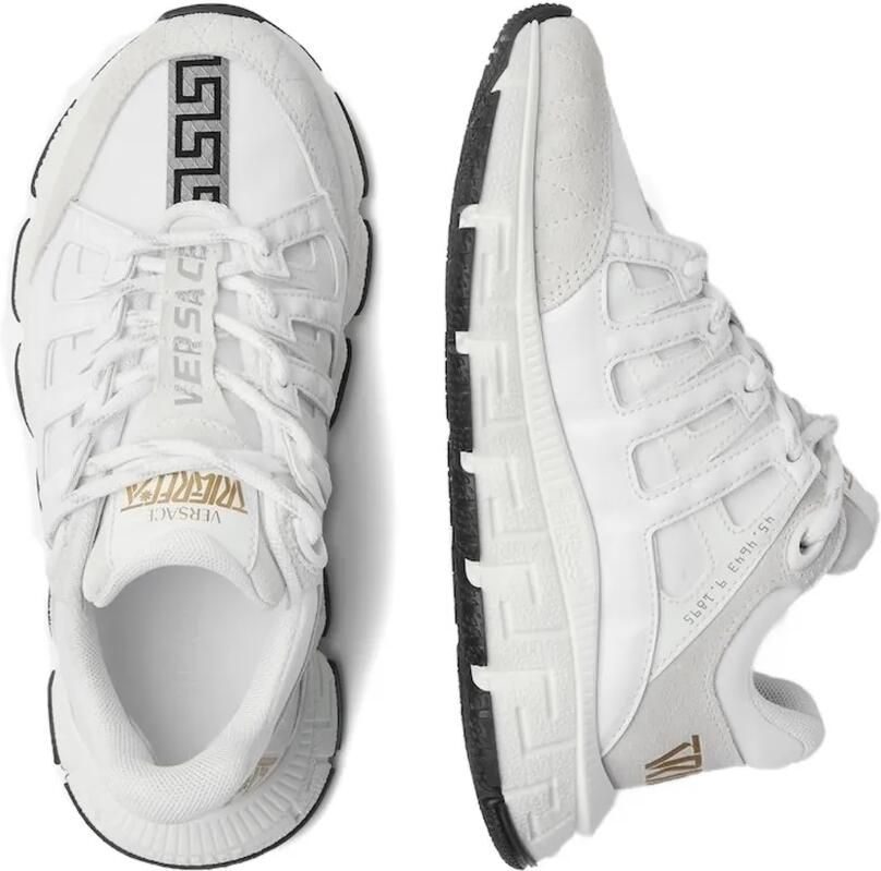 Versace Kids Sneakers met logo Wit - Foto 2