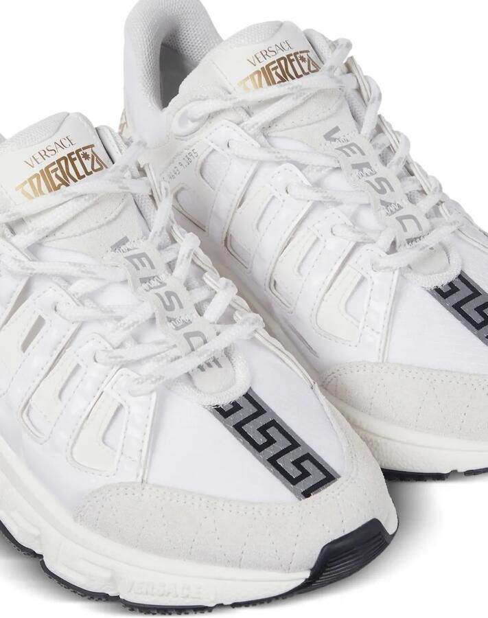 Versace Kids Sneakers met logo Wit - Foto 3