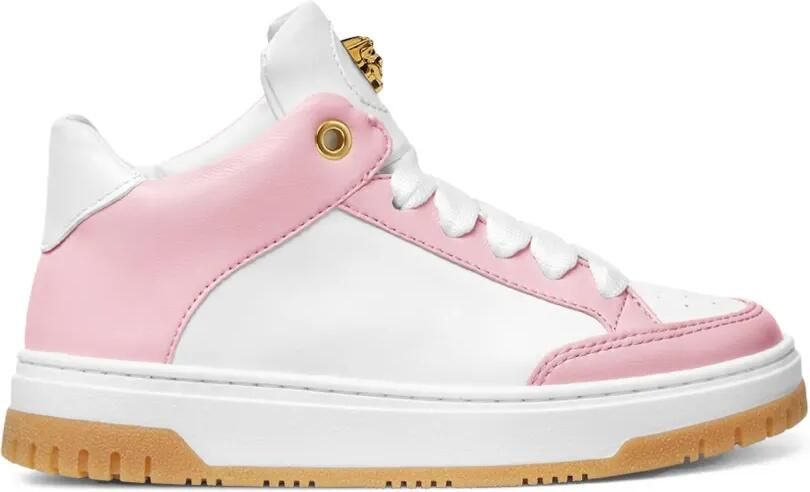 Versace Kids Sneakers met Medusa-plakkaat Wit