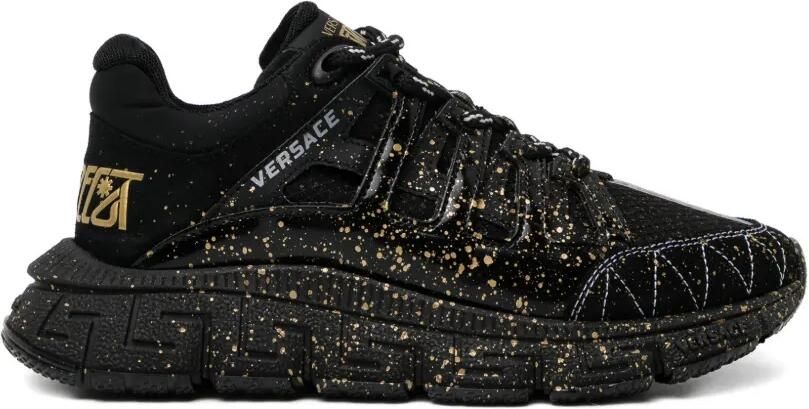 Versace Kids Trigreca sneakers Zwart