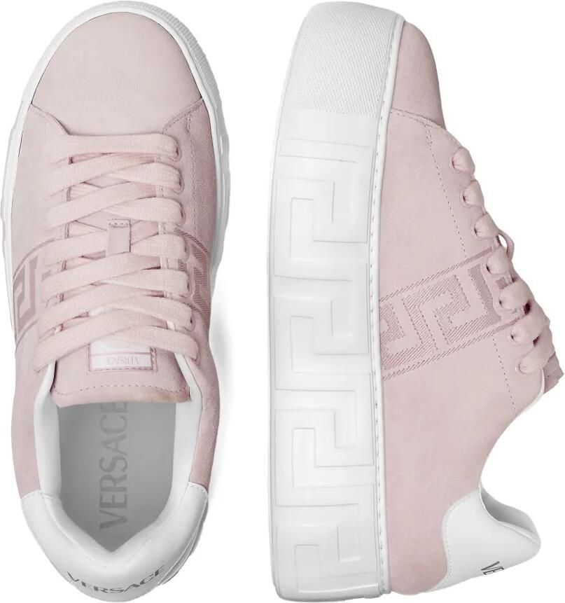 Versace La Greca sneakers met logo Roze - Foto 3
