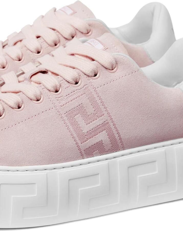 Versace La Greca sneakers met logo Roze - Foto 4