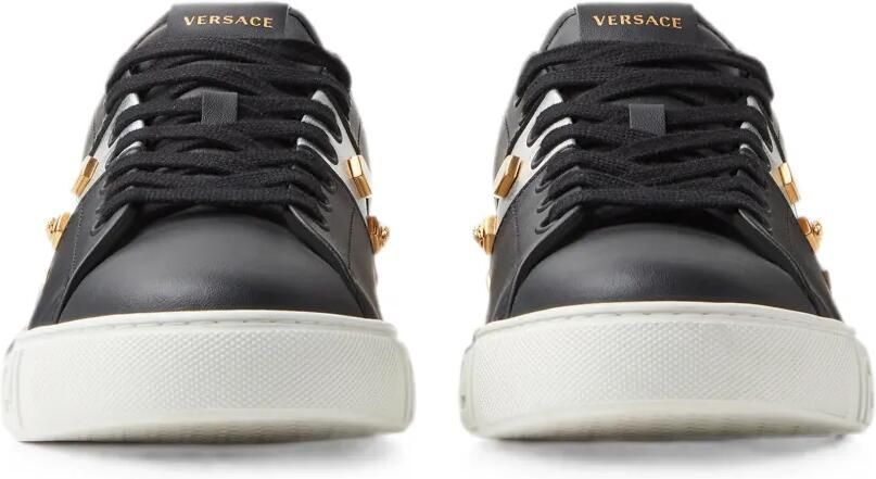 Versace La Greca sneakers met Medusa-verfraaiing Zwart