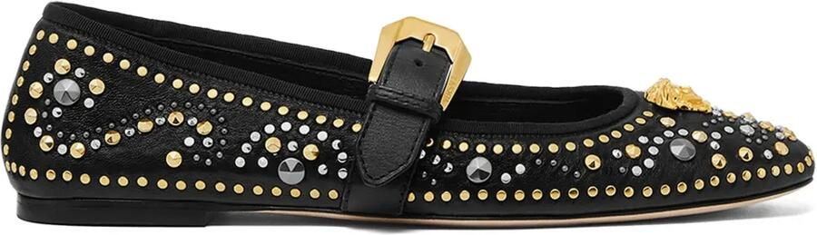 Versace La Medusa ballerina's Zwart