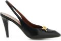 Versace La Medusa leren slingback pumps Zwart - Zwart