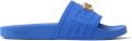 Versace La Medusa rubberen slippers Blauw - Blauw