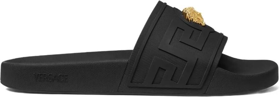Versace La Medusa slippers Zwart