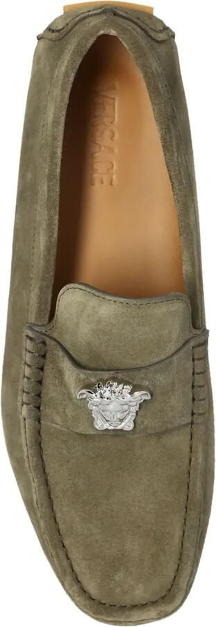 Versace La Medusa suède loafers Groen - Foto 4