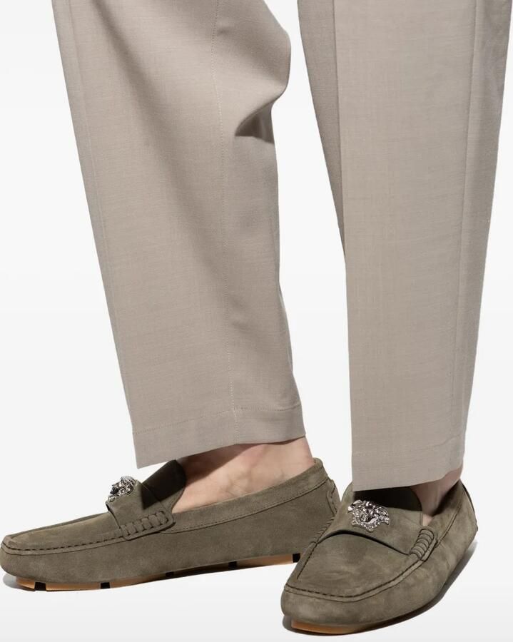 Versace La Medusa suède loafers Groen - Foto 3