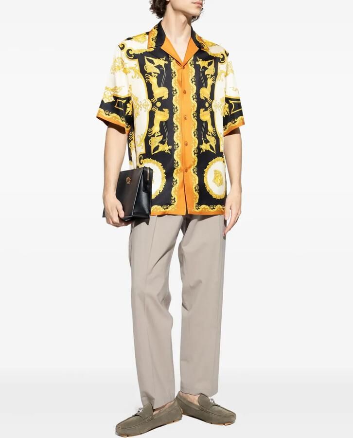 Versace La Medusa suède loafers Groen - Foto 2