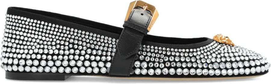 Versace La Medusa verfraaide ballerina's Wit