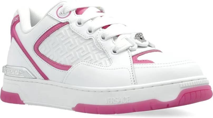 Versace Leren sneakers Wit - Foto 4