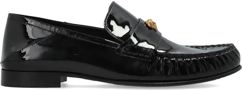 Versace Loafers met Medusa-detail Zwart