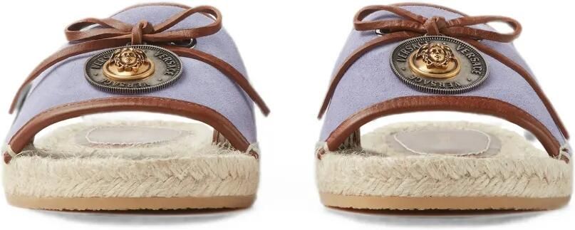 Versace Lola espadrilles met strik-detail en Medusa-bedel Paars - Foto 2
