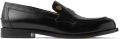 Versace Manu leren loafers Zwart - Zwart