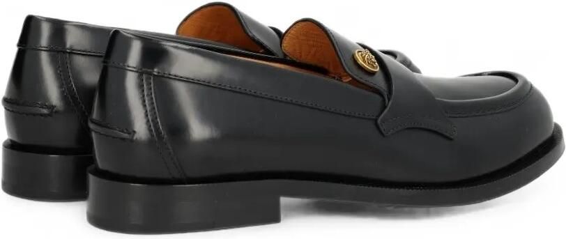 Versace Manu leren loafers Zwart - Foto 5