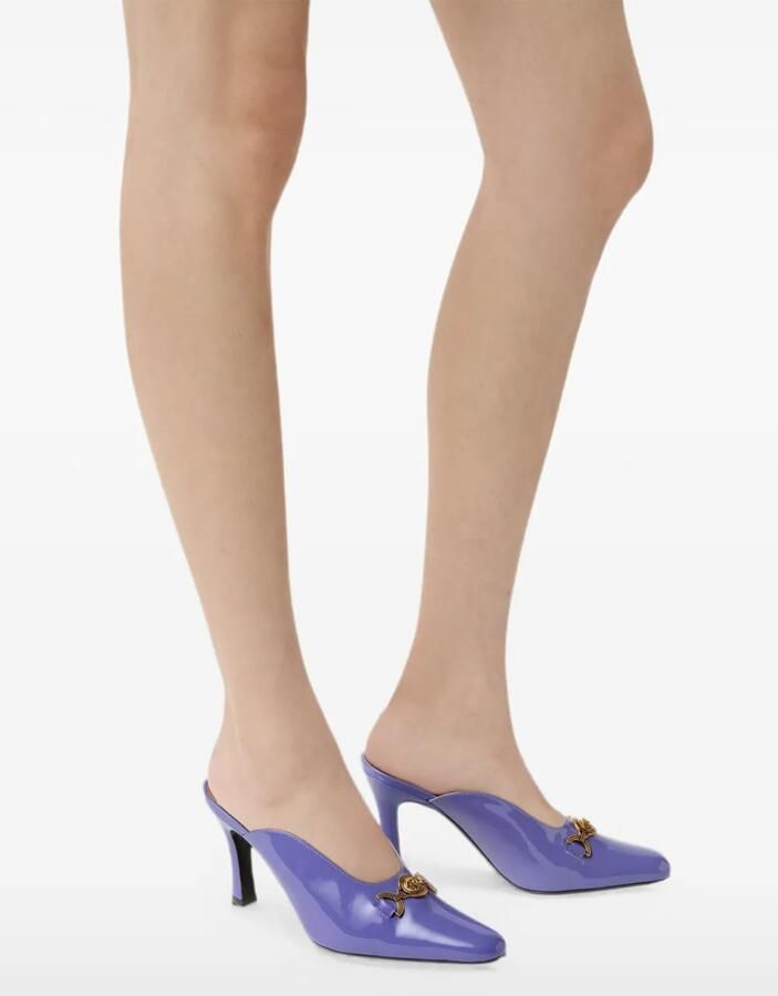 Versace Marisa lakleren muiltjes 90 mm Paars - Foto 2