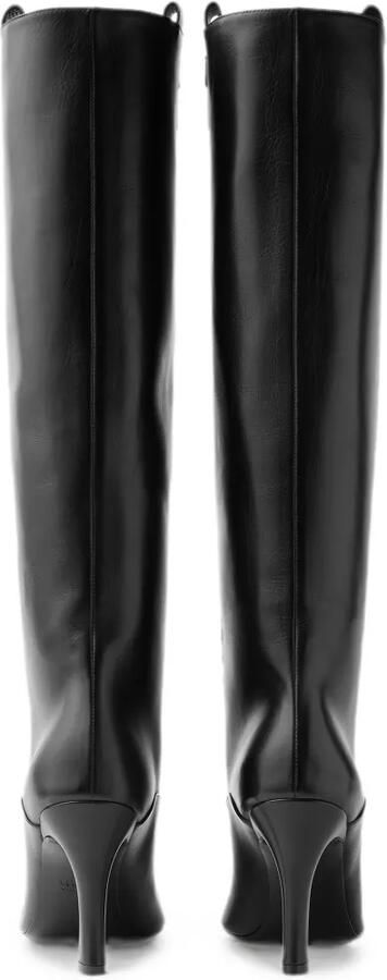 Versace Marisa leren laarzen 90 mm Zwart - Foto 3