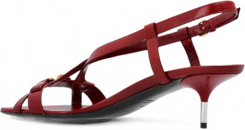 Versace Marisa leren sandalen 50 mm Rood - Foto 4